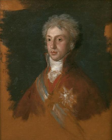Francisco de Goya Luis de Etruria yerno de Carlos IV, boceto preparatorio para La familia de Carlos IV Sweden oil painting art